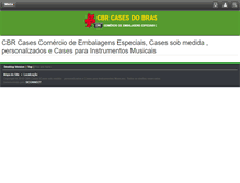Tablet Screenshot of cbrcases.com.br